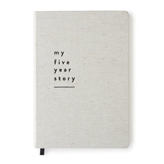 My Five Year Story Journal - cotton
